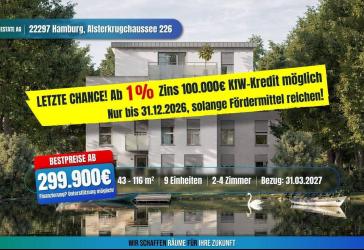 ++BESTPREIS++ 4 ZKB NEUBAU ab 1% ZINS 100.000 € KfW-Kredit mit individueller Ausstattung möglich