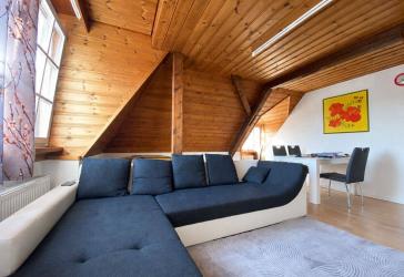 Maisonettewohnung im Zentrum von Wehr - überdachter Balkon mit schönem Ausblick