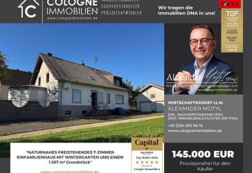 NATURNAHES FREISTEHENDES 7-ZIMMER EINFAMILIENHAUS MIT WINTERGARTEN IN RHEINLAND-PFALZ