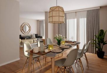 Barrierefreie Familienwohnung mit zwei modernen Bädern und Loggia