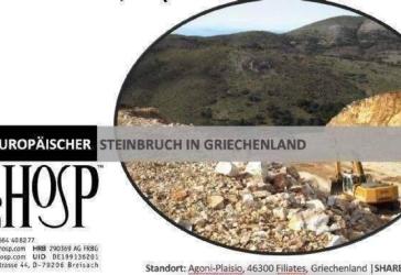 High Quality Limestone Quarry for Paper Industry + Concrete + Pharma_own Port_30Mn Cubic_perfect 4 Paper+Concrete+Pharma_Igoumenitsa-Greece_750.000m2