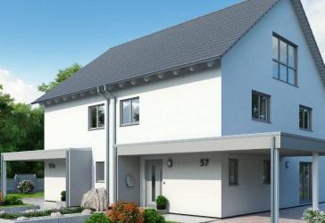 Nachhaltig gebaut: Doppelhaus in Großbottwar - Fast-Vollendet ✨