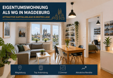Provisionsfrei / Kapitalanlage in Magdeburg - Sofort Cashflow + massive Steuervorteile nutzen