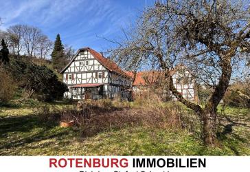RESERVIERT - Alte Mühle – charmanter 3-Seitenhof mit viel Platz und tollem Garten mitten im Nentershausen