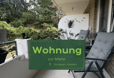 Moderne Maisonette-Wohnung in Dinslaken mit Balkon und Garten