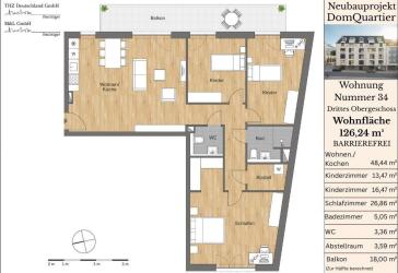 DomQuartier Aachen: Familientraum – Viel Platz und großer Balkon