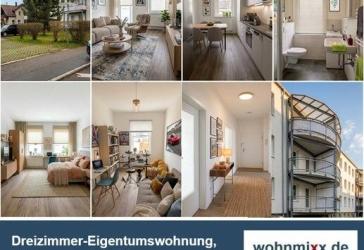 Frisch modernisierte Wohnung mit Balkon in schöner Lage von Reichenbrand