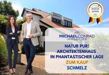 Natur pur! Außergewöhnliches Architektenhaus in traumhafter Lage und mit Einliegerwohnung
