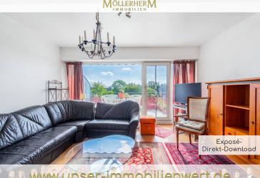 Wohnen auf zwei Ebenen: Maisonette-Wohnung mit Balkon