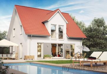 neues Exklusives Einfamilienhaus mit frischen Look Ihrer eigenen vier Wänden in Stein