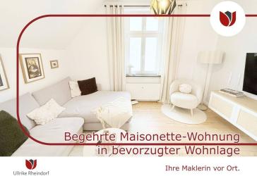 Stilvoll wohnen: Charmante Maisonette im gepflegten Jugendstilhaus, teilsaniert, mit Gartennutzung