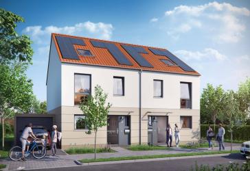 GÜMMER Neubau: Wärmepumpe, PV-Anlage, Smarthome, Bad +Gäste-WC m. Fenster, Terrasse+Garten, Garage