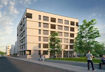 Zum Jahresende einziehen: 2 Zimmer-Neubauwohnung mit Einbauküche in bester Stadtlage