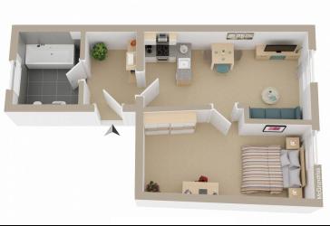 Charmante 2-Zimmer-Wohnung in Mühldorf a.Inn – Ideal für Singles und Paare