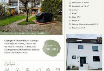 RMH sucht glückliche Familie die im Taunus/ Oberursel / Weißkirchen, etwas EIGENES möchten