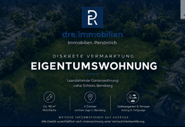 Im Zentrum Bensberg, 98m² Wfl mit Südwestgarten, Terrasse, Aufzug & Tiefgarage. Für Singles & Paare