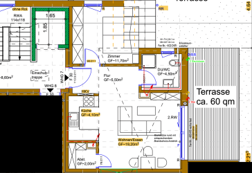 2-Zimmer Wohnung mit großer Dachterrasse