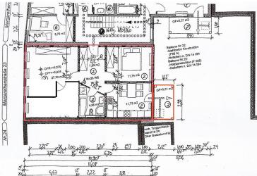 Schöne 3-Zimmer-Wohnung in Kahla für 500 € zzgl. NK zu vermieten
