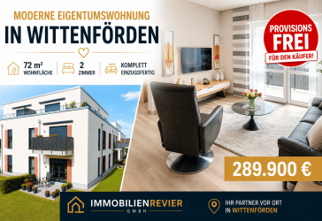 Vollmöblierte Eigentumswohnung mit Balkon – schlüsselfertig barrierefrei & provisionsfrei