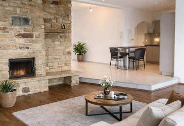 Großzügige ca. 151 qm Wohnung, mit Kamin und außergewöhnlich großer Terrasse