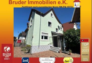 Sandhausen b. Heidelberg: EFH, Kinderparadies mit gr. Garten, wird FREI, keine K-Prov.,