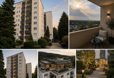 4-Zimmer-Erstbezug nach hochwertiger Sanierung | 81,5 m² | oberste Etage & Weitblick | EBK teilmöbliert oder vollmöbliert