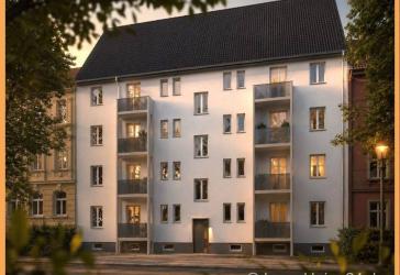 Renditestarkes 715 qm Mehrfamilienhaus mit 8 Einheiten, Balkone, DG-Ausbaureserve + WEG-Aufteilung