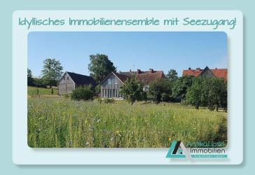 Uckermark - Idyllisches Immobilienensemble mit Seezugang