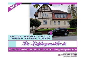 Mit Rendite ein Denkmal setzen ! teilsaniertes Wohnhaus (3 WE) | +1 Apartement | Villenstil | Zufahrt | Garagen | Stellplätzen | Garten
