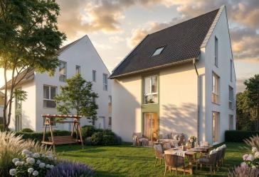 Naturnah wohnen: Neubau-Doppelhaushälfte mit Garten