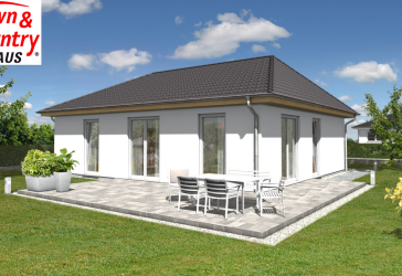 Moderner Town & Country Bungalow 92 – Wohnen auf einer Ebene | Effizienzhaus 55 | Breitengüßbach