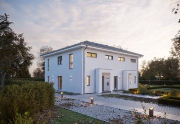 Stadtvilla als Familientraum - Mehrgenerationen-Doppelhaus ab 378.949 EUR pro Haushälfte - FamilyStyle 20.04W