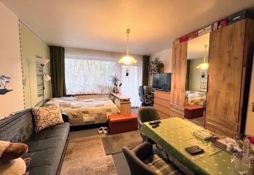 EG-Studio mit Balkon und TG-Stellplatz
