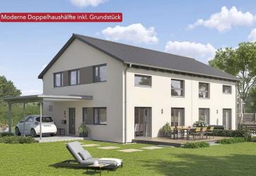 Wohnkomfort neu gedacht: Modernes Doppelhaus zum Verlieben - in Projektierung