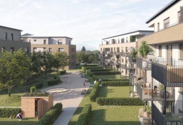 Wohnen mit Weitblick: 3-Zi.-Whg. mit Balkon, 86,68 qm im 2.OG | Haus C