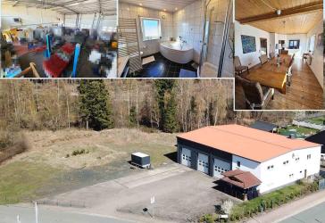 Komfortabel Wohnen mit Gewerbehalle und optional erwerbbaren Baugrundstück - PROVISIONSFREI!
