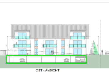Grundstück für Projekt mit 8 Einheiten, Tiefgarage und Aufzug in ruhiger Wohnlage