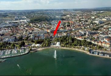 ERSTE REIHE ZUM SEE! Große Laden-/Lagerfläche auf 2 Ebenen in zwischen Bahnhof und City