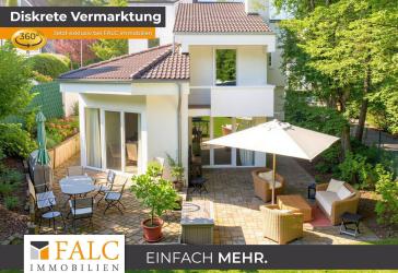 Privater Rückzugsort im Komponistenviertel: modernisiertes Architektenhaus mit Ruhegarten