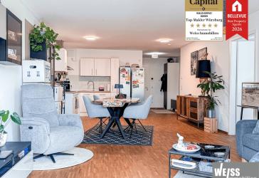 Moderne 2-Zimmer-Erdgeschosswohnung mit Terrasse, Garten und hochwertiger Ausstattung
