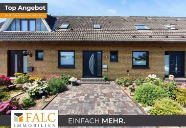 Eigennutzung oder Vermietung. Gepflegtes Reihenhaus mit Terrasse und Garten in Handewitt-Weding