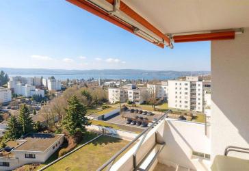 Wohnen über den Dächern Überlingens - mit unverbaubarem Panoramablick auf den Bodensee