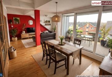 DU Huckingen Wohnen über den Dächern - 4,5 Zimmer mit besonderem Flair