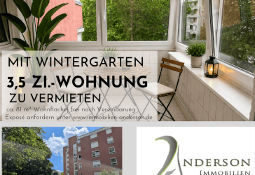 Zu Fuß zur AUDI! Tolle 3,5-Zi.-Wohnung mit Wintergarten, Garage und Aufzug im 4.OG