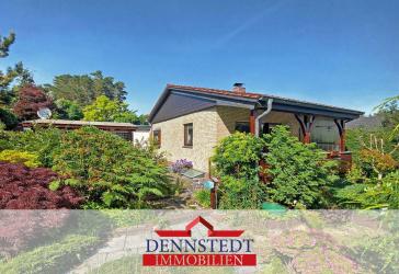Grünes Wohnglück in Zernien - Bungalow mit Terrasse, Keller und Garage