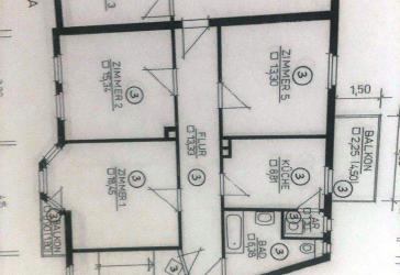 helle 5-Raum Whg. mit Balkon Jena Ost, Karl-Liebknecht-Straße