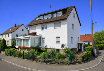 Freistehendes Ein- bis Zweifamilienhaus m. Wintergarten u. schönem Gartenbereich in bevorz. Lage