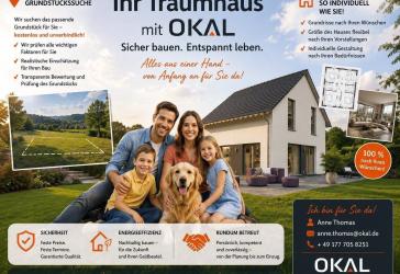 Modernes Haus mit großzügigem Wohnraum und wunderschönem Garten