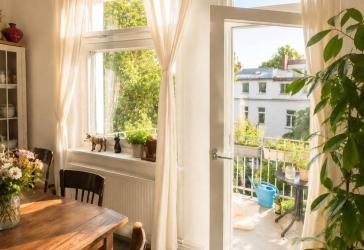 83qm Zentrale Altbau WG, Traum Blick, ruhig & Grün