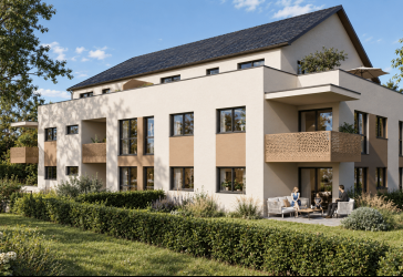 Neubau-Wohnanlage 'mein:raum' 2-Zimmer-Wohnung mit Garten